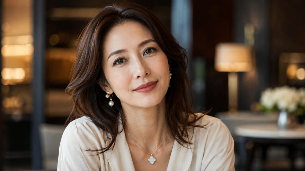 女性の画像 アクセサリー