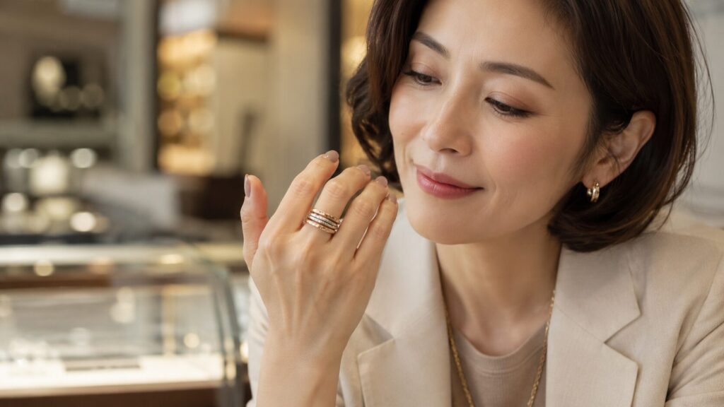 女性の画像 アクセサリー