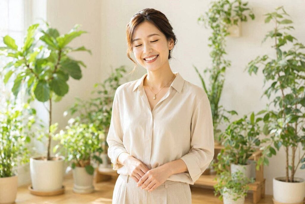 女性の画像 アクセサリー
