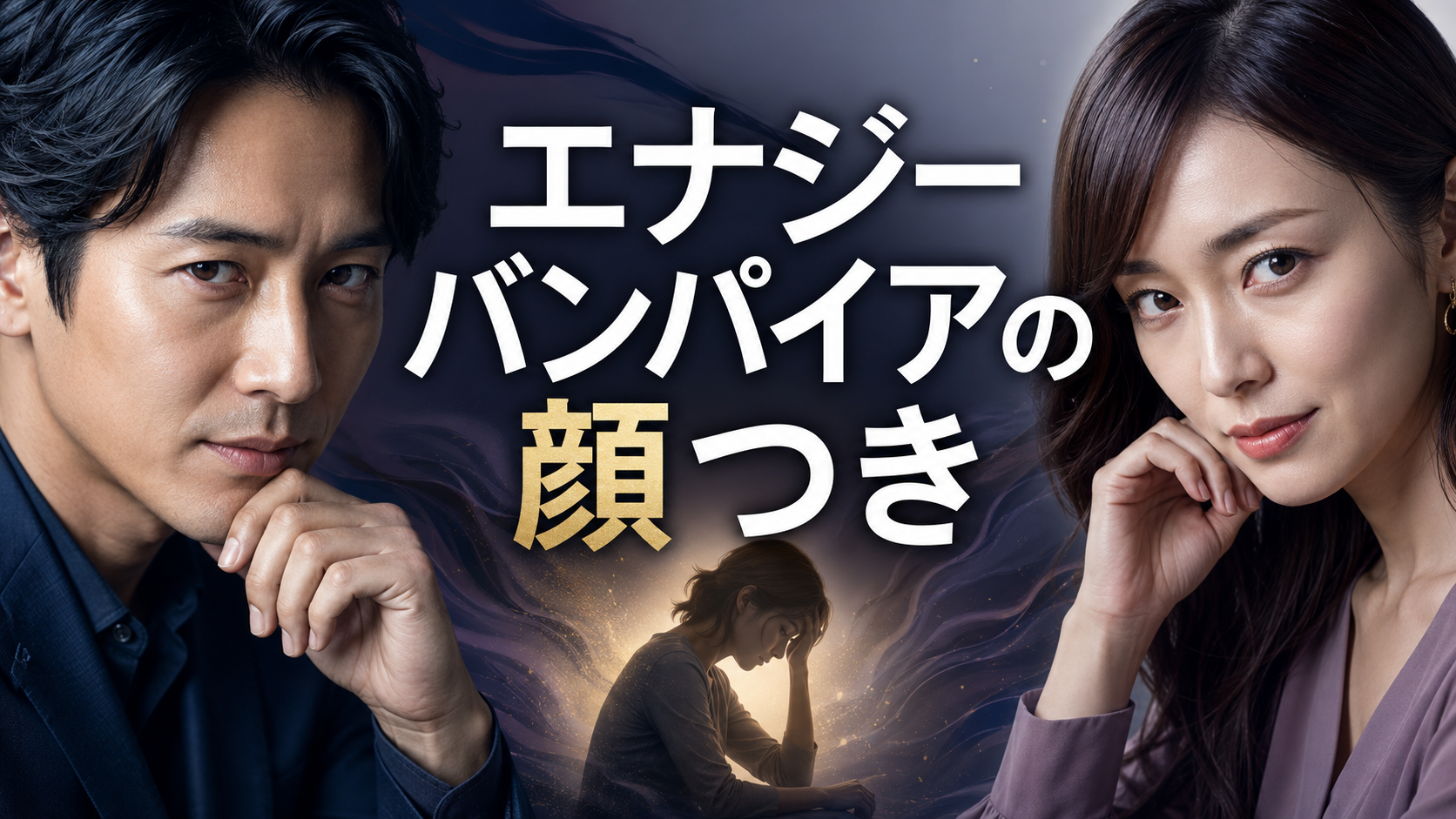 エナジーバンパイアの顔つきを男女別に解説