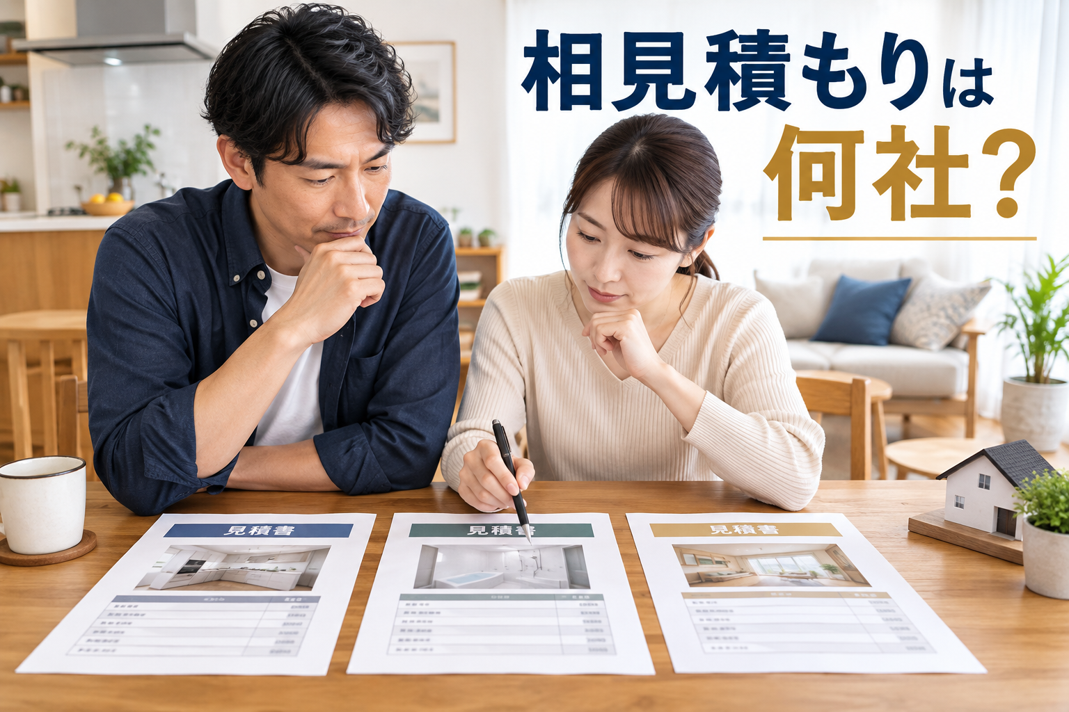リフォーム見積もりは何社？相見積もりの取り方と比較する順番