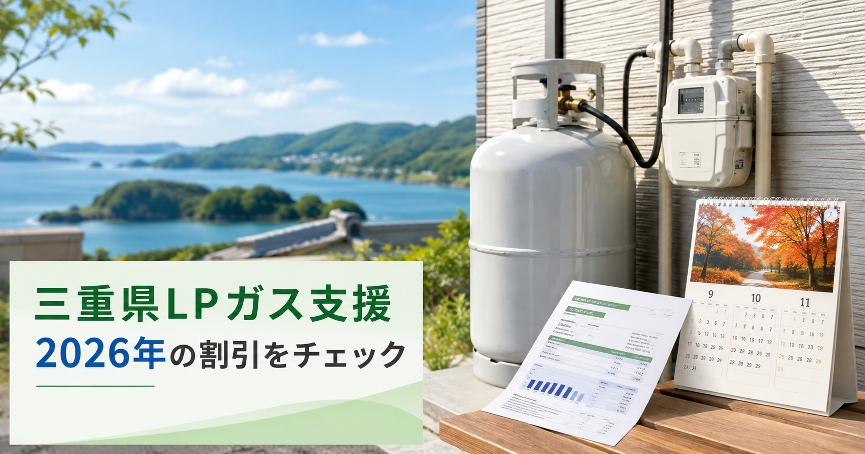 三重県LPガス第6期はいつ安くなる？対象者・値引き時期と料金見直しの確認点【2026年】