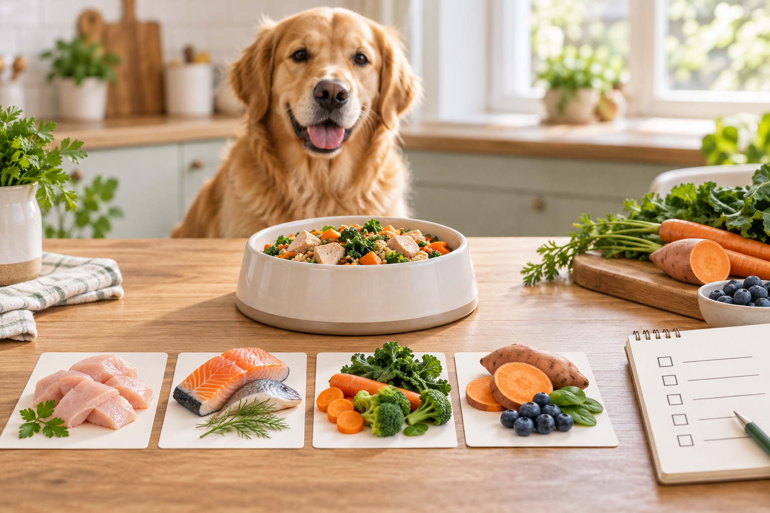 犬の皮膚と被毛の食事を栄養面から考えるイメージ